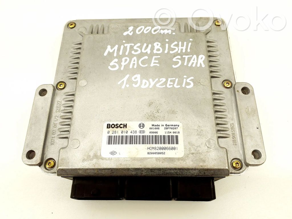 Mitsubishi Space Star Sterownik / Moduł ECU 