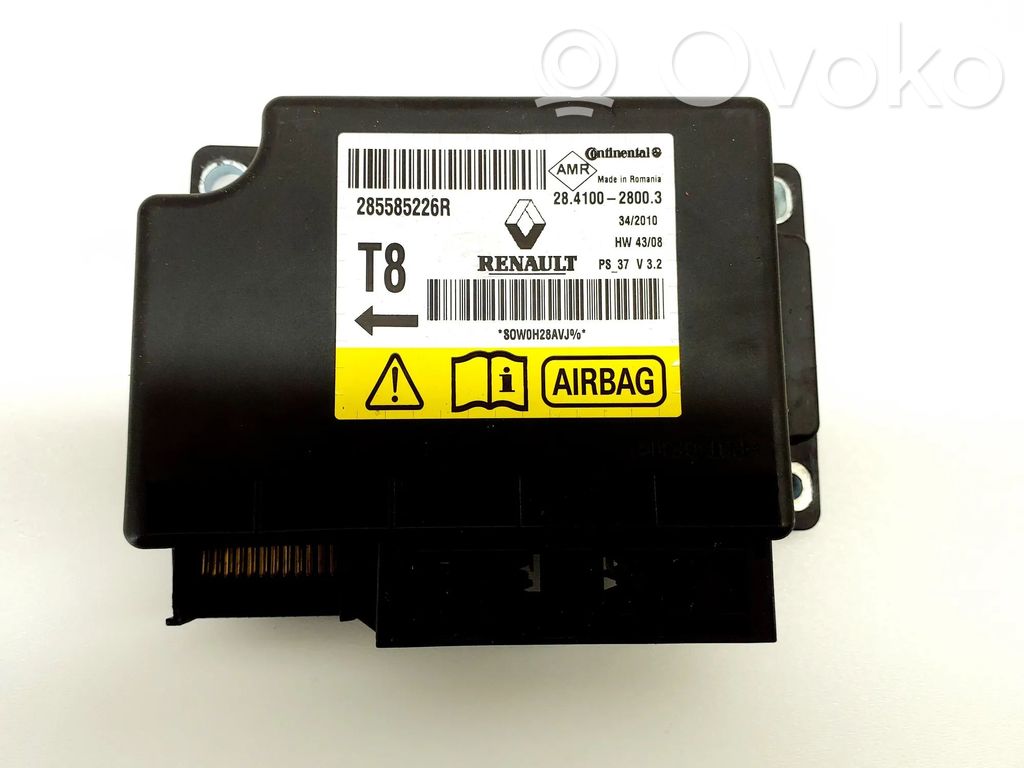 Renault Megane III Airbag control unit/module 