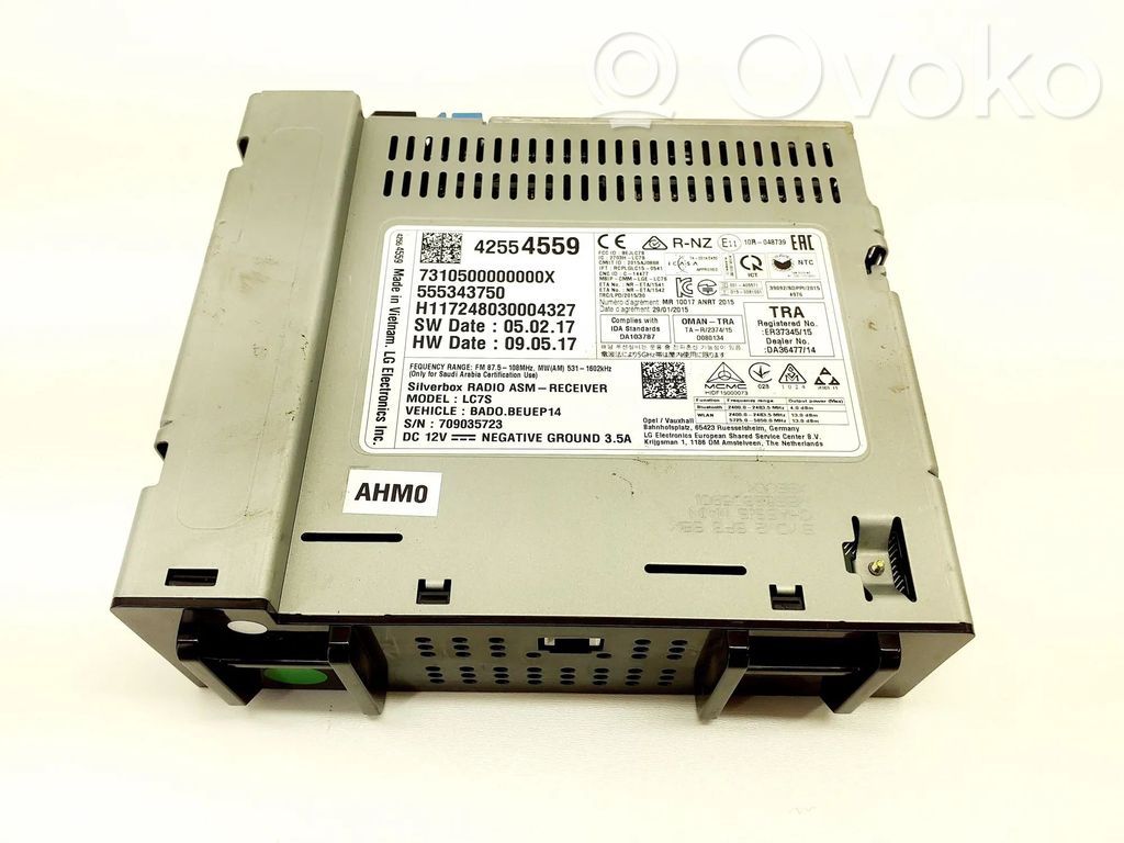 Opel Astra K Panel / Radioodtwarzacz CD/DVD/GPS 