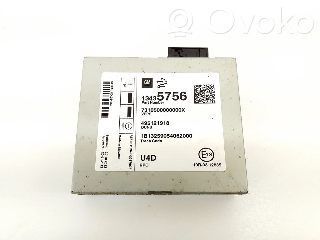 Opel Zafira C Other devices 