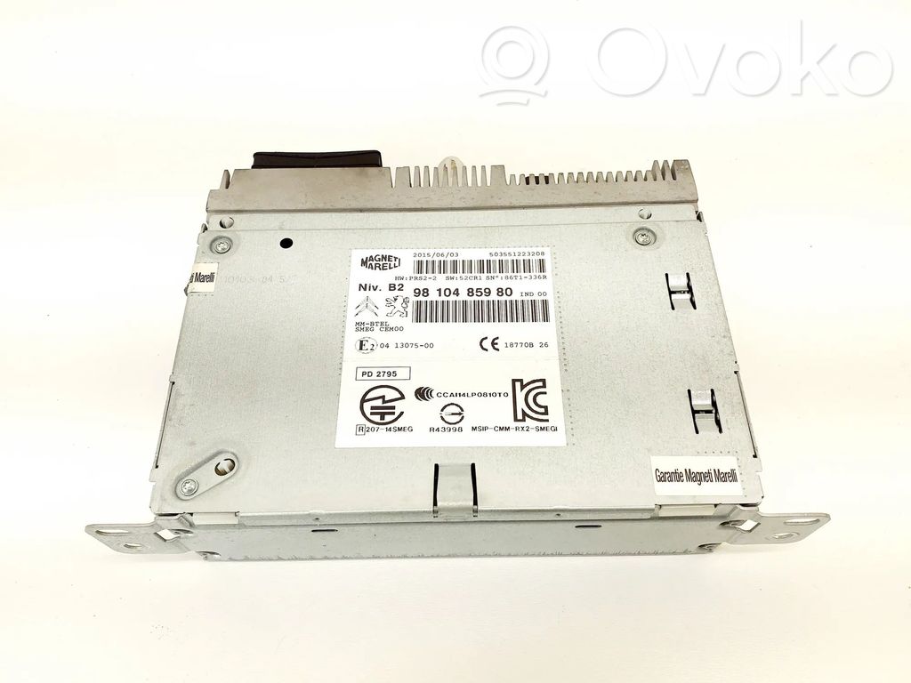 Citroen C4 II Picasso Panel / Radioodtwarzacz CD/DVD/GPS 