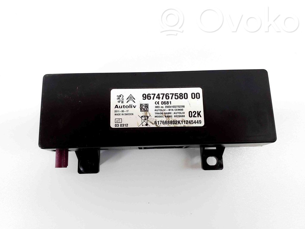 Peugeot 5008 Bluetooth control unit module 