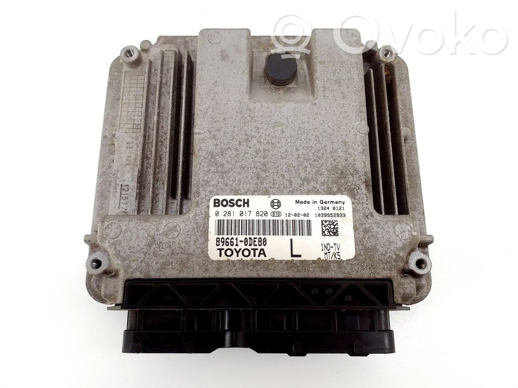 Toyota Yaris Engine control unit/module 
