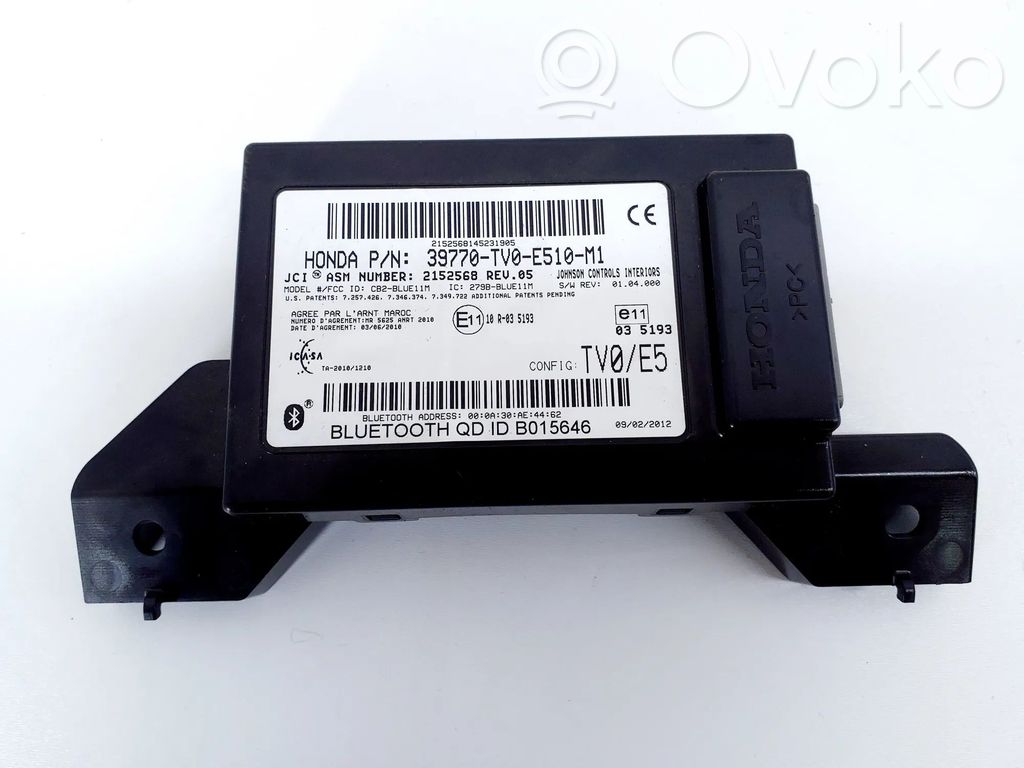 Honda Civic IX Bluetooth control unit module 