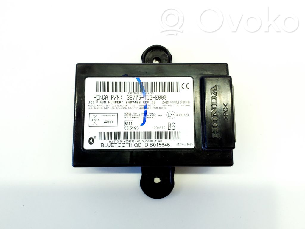 Unidad de control/módulo de bluetooth   39775T1GE000