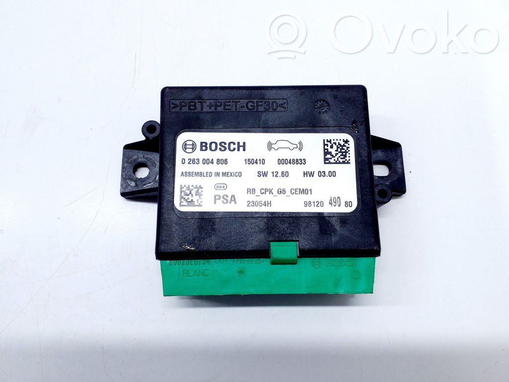 Citroen C4 II Picasso Parking PDC control unit/module 