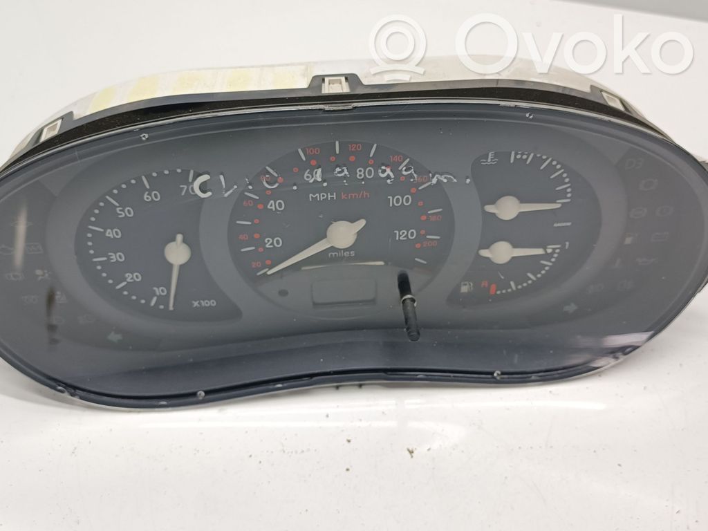 Renault Clio II Speedometer (instrument cluster) 