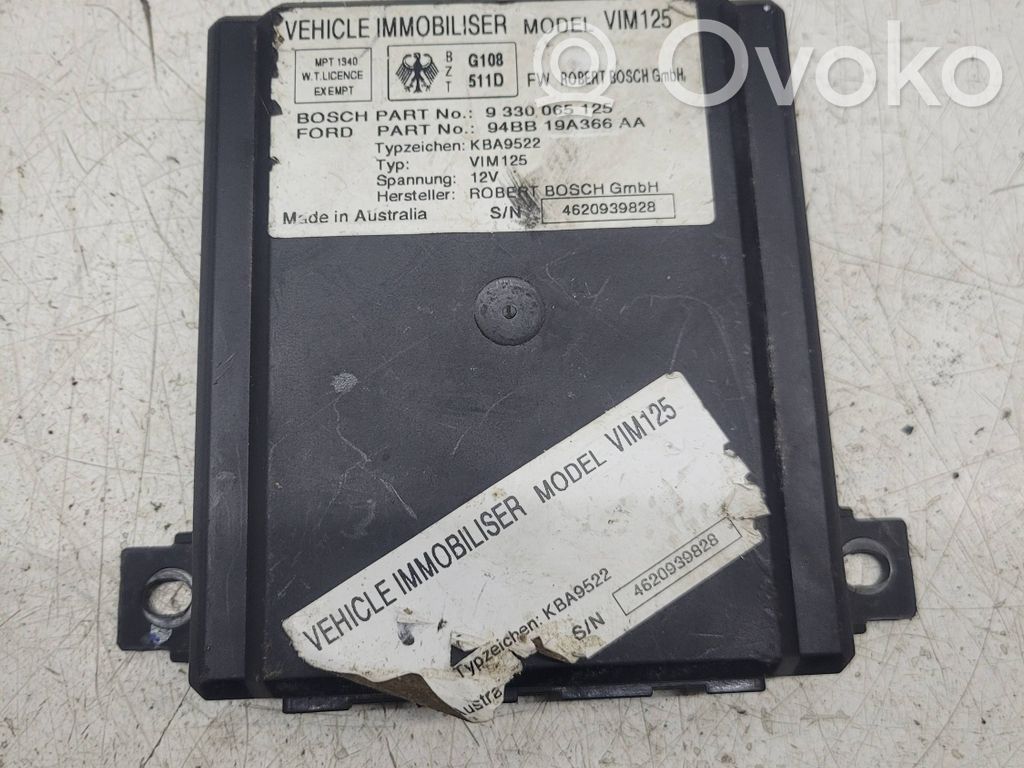 Ford Mondeo MK I Immobilizer control unit/module 