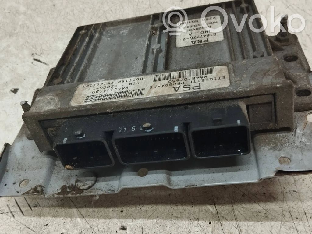 Engine control unit/module   9644674980,216477762,9648707680