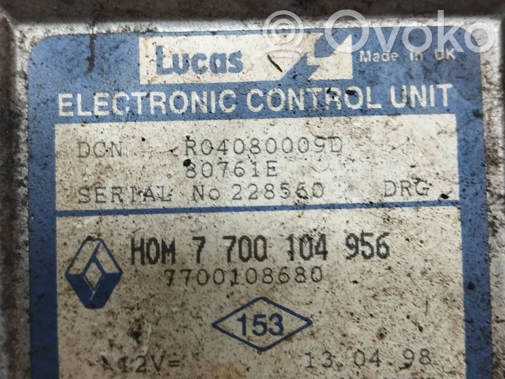 Renault Clio I Engine control unit/module 
