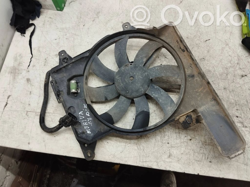 Opel Meriva A Elektrisks radiatoru ventilators 