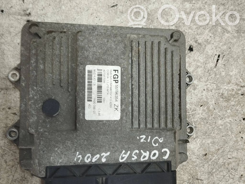Opel Corsa C Engine control unit/module 