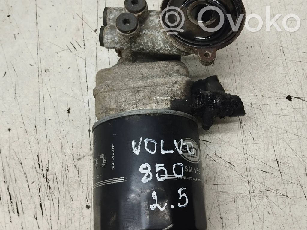 Oil filter mounting bracket