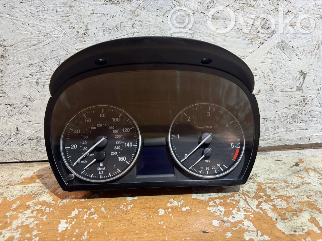 BMW 3 E90 E91 Geschwindigkeitsmesser Cockpit 