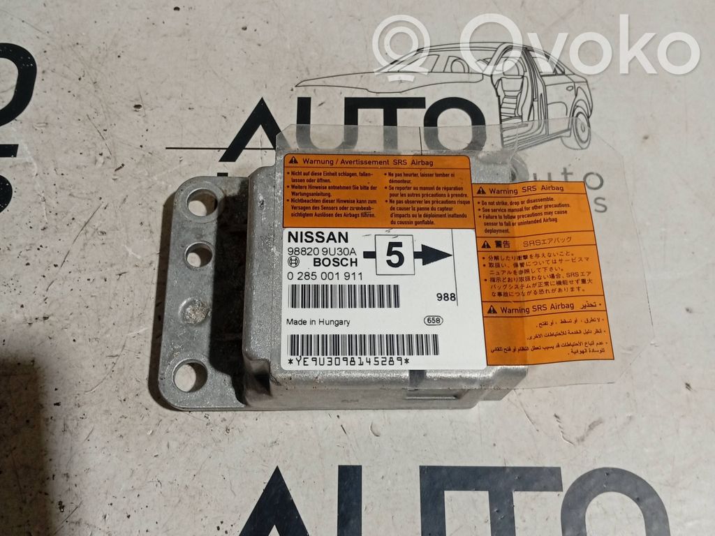 Nissan Note (E11) Airbag control unit/module 