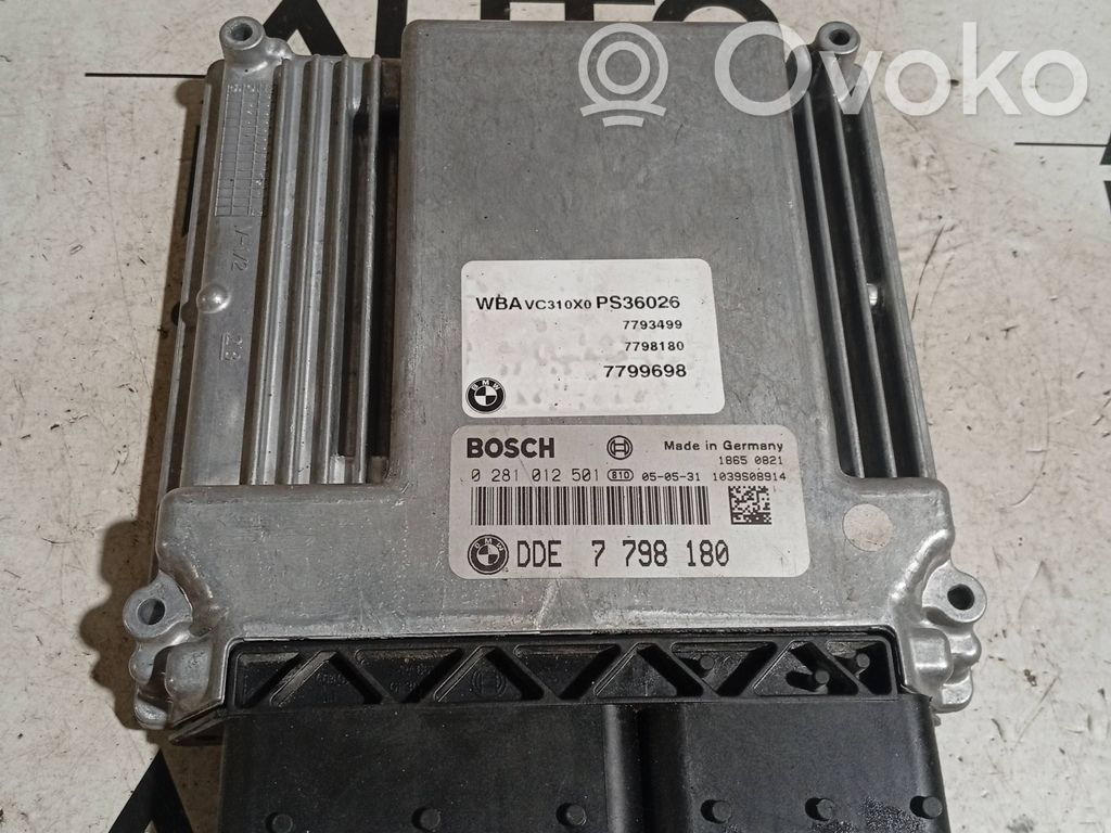 Engine control unit/module   7798180,7799698,0281012501