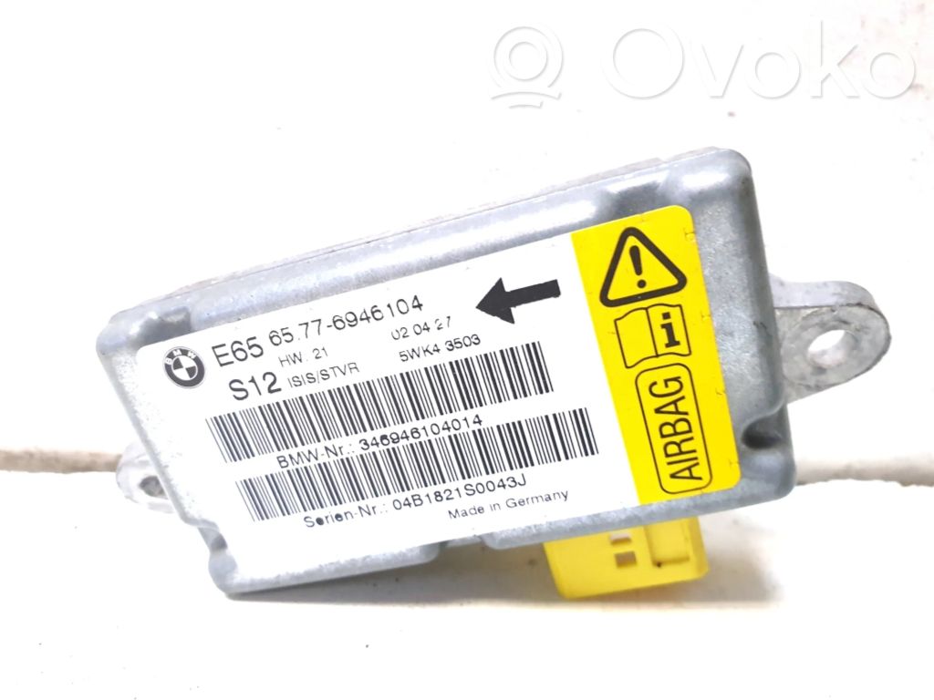 BMW 7 E65 E66 Airbag control unit/module 
