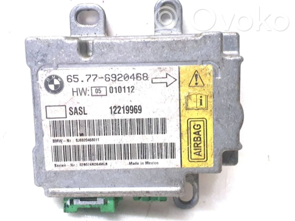 Unidad de control/módulo del Airbag   65776920468