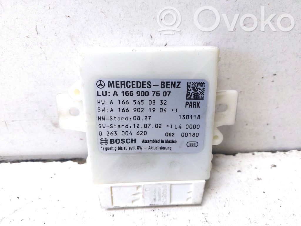Mercedes-Benz ML W166 Sterownik / Moduł parkowania PDC 