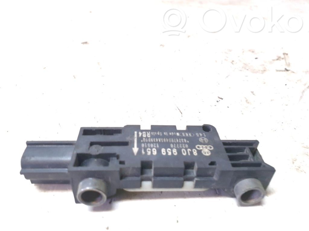 Audi A3 S3 8P Sensor impacto/accidente para activar Airbag 