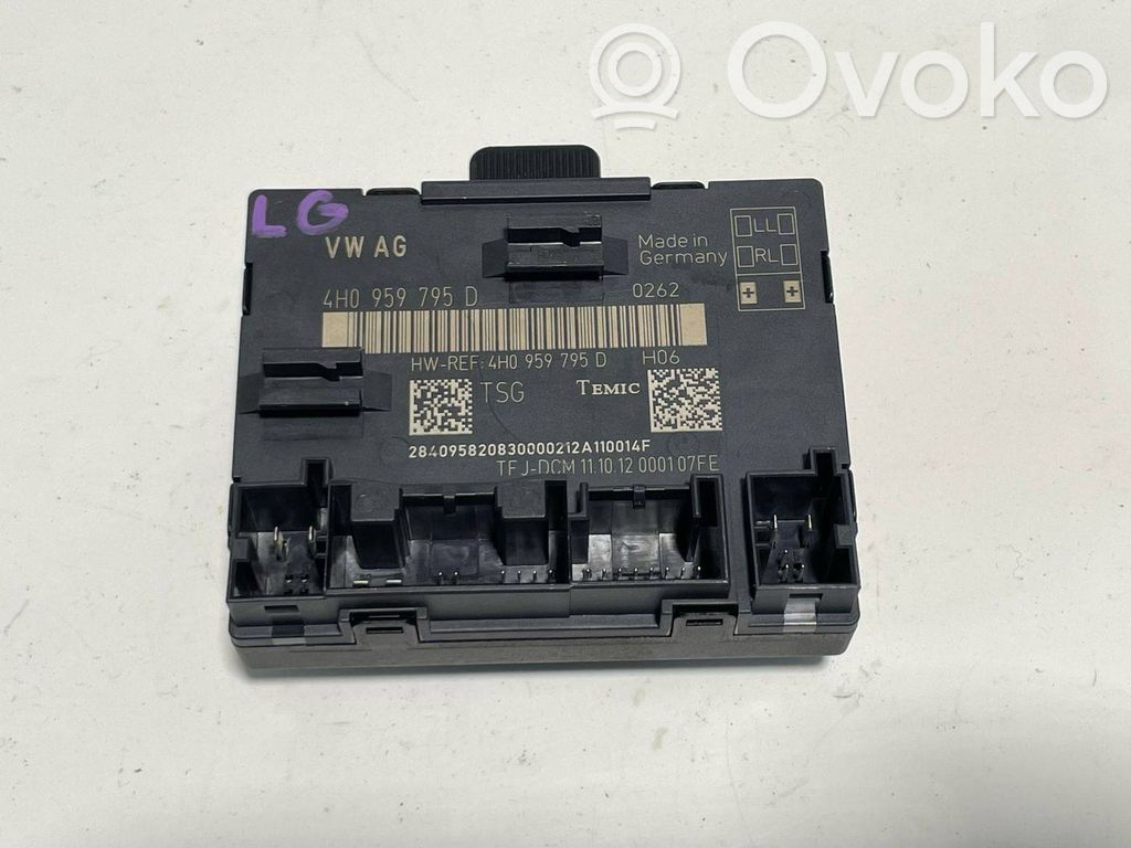 Audi A8 S8 D4 4H Door control unit/module 