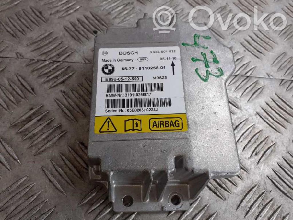 Unidad de control/módulo del Airbag   6577911025801