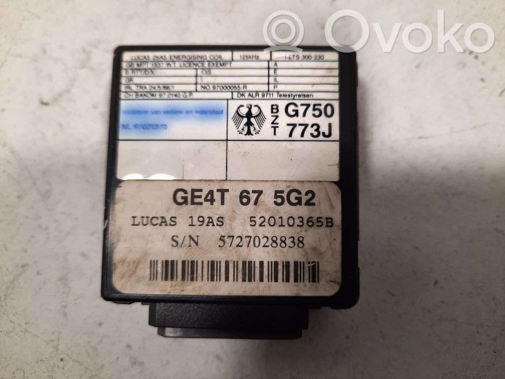 Immobilizer control unit/module   52010365B,GE4T675G2,G750773J