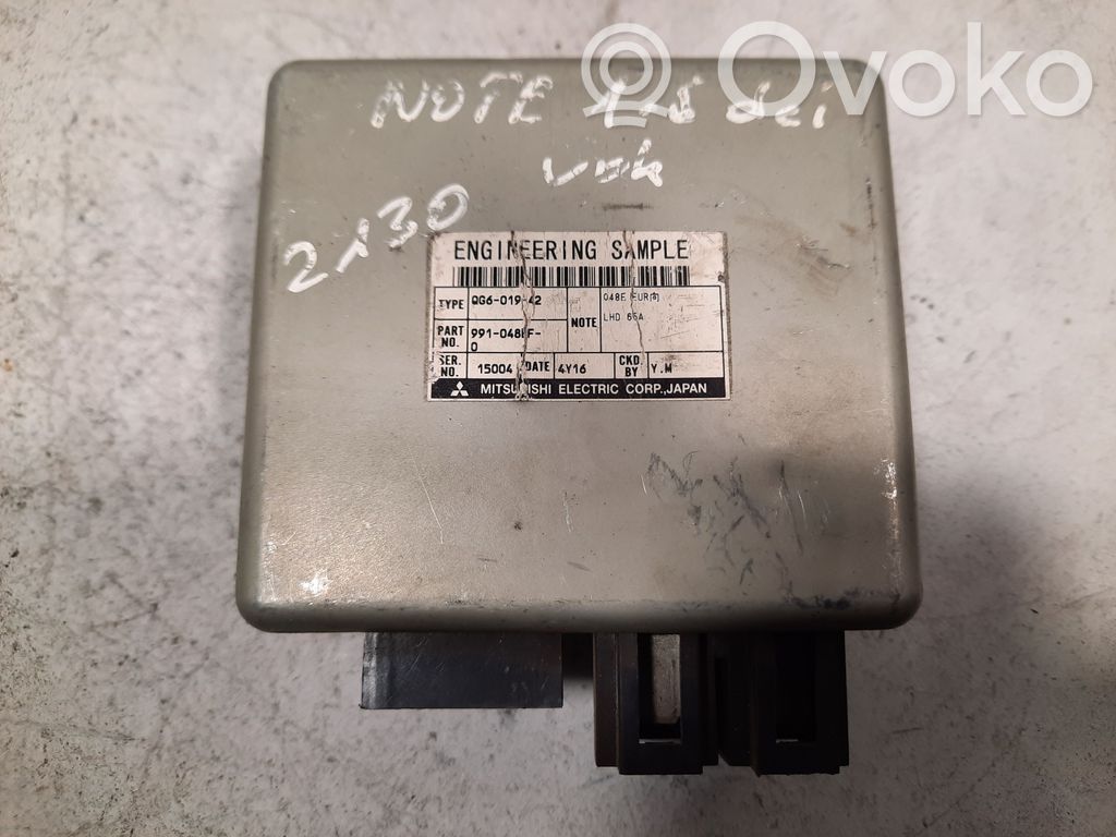 Power steering control unit/module   QG601942,991048EF0,15004