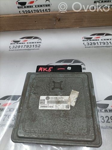 Engine control unit/module ECU   03G906018FC,5WP45572AB