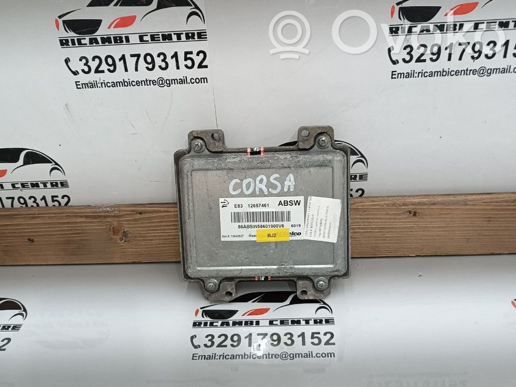 Engine control unit/module ECU   12657461,12642927,12679199,B14XEL,E8312657461