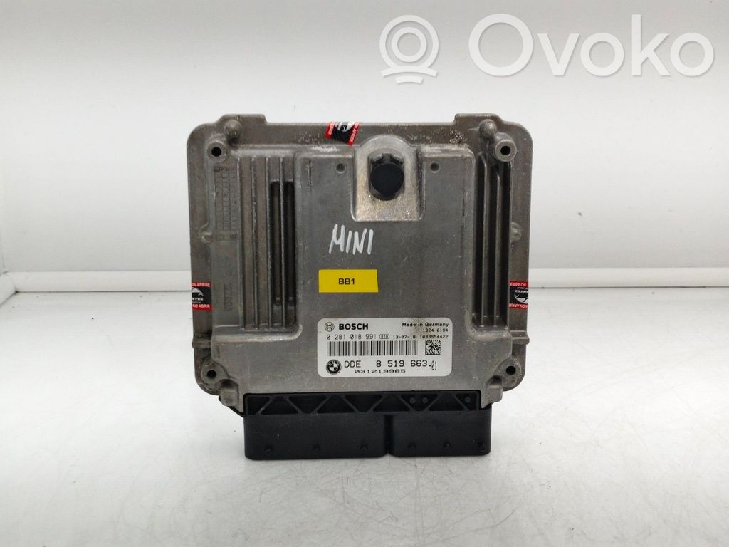 Mini One - Cooper R57 Komputer / Sterownik ECU silnika 