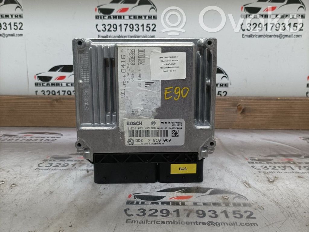 BMW 3 E90 E91 Engine control unit/module ECU 