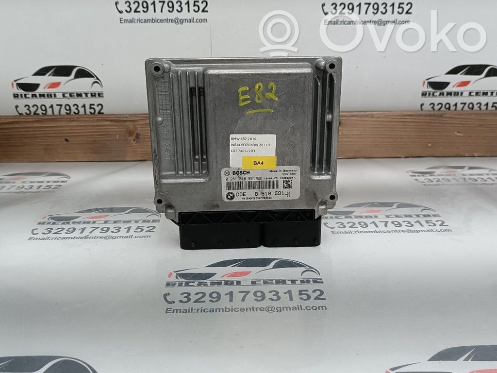 BMW 1 E82 E88 Unidad de control/módulo ECU del motor 