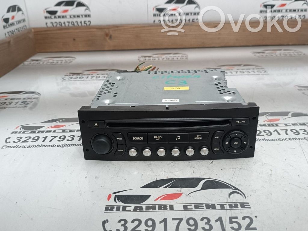 Citroen C3 Radio/CD/DVD/GPS head unit 