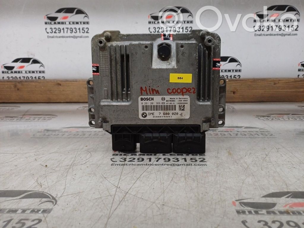 Mini One - Cooper Coupe R56 Engine control unit/module ECU 