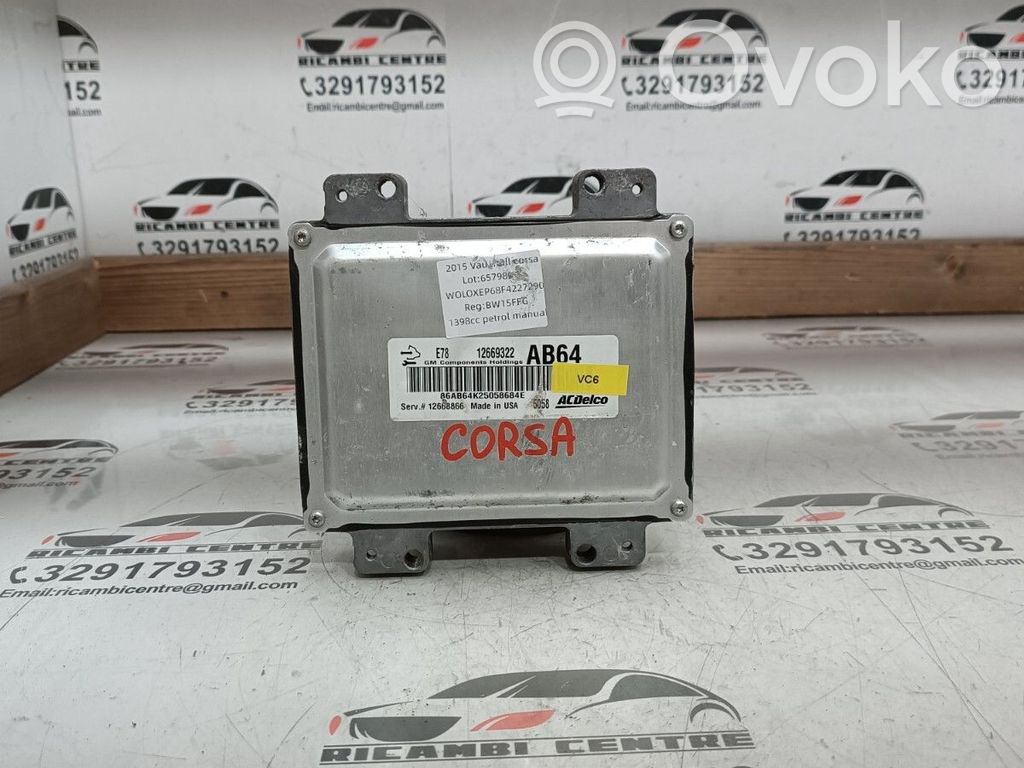 Opel Corsa E Engine control unit/module ECU 