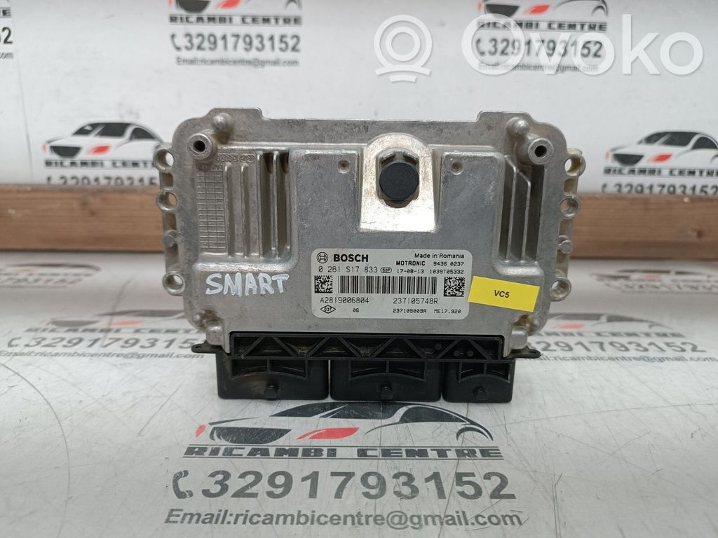 Engine control unit/module ECU   A2819009701,0261S17833,1039T05332,237105748R,237109009R,A2819001403,A2819006804,A2819009701