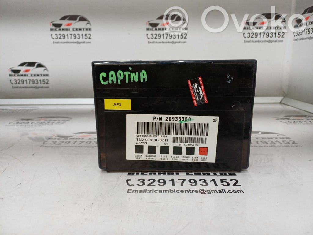 Chevrolet Captiva Modul confort 