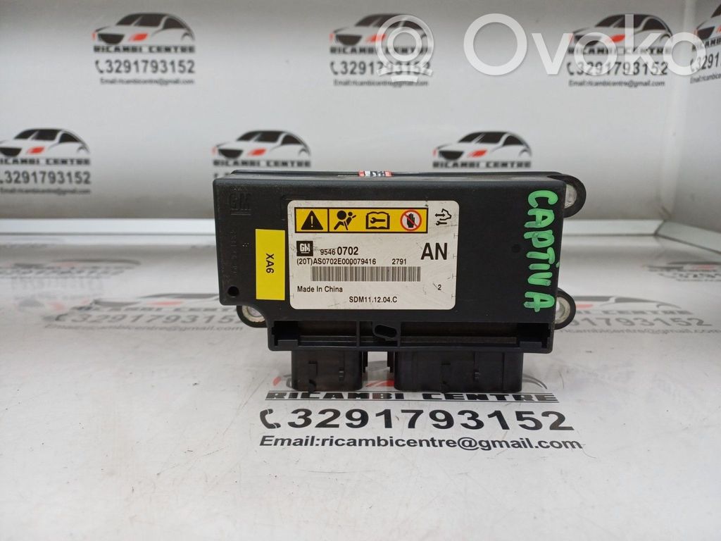 Chevrolet Captiva Airbag control unit/module 