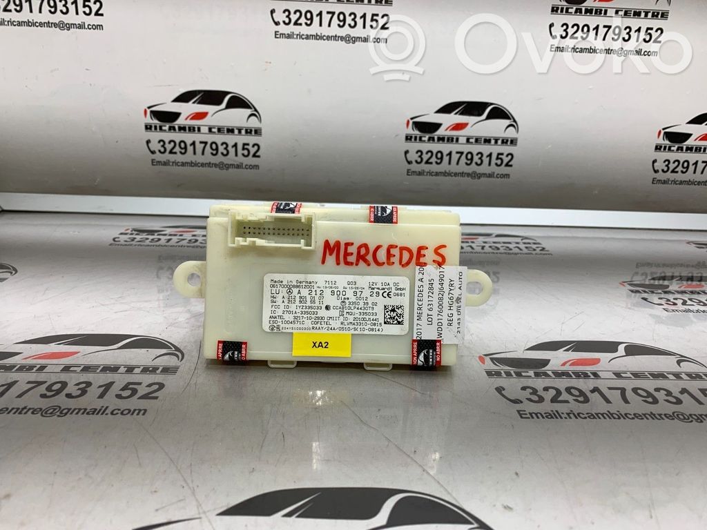 Mercedes-Benz A W176 Keyless go vadības bloks 