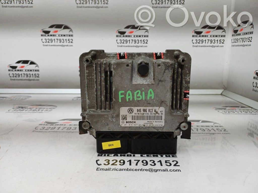 Skoda Fabia Mk2 (5J) Engine control unit/module ECU 