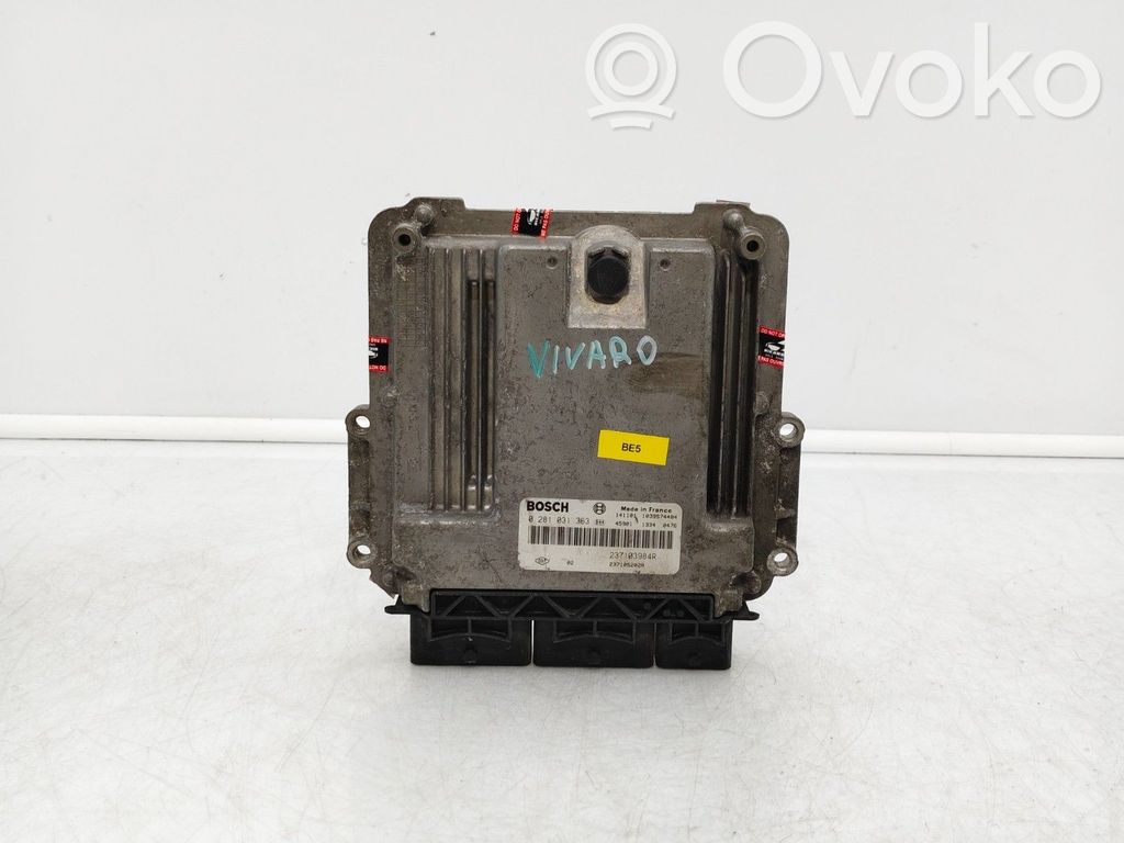 Opel Vivaro Engine control unit/module ECU 