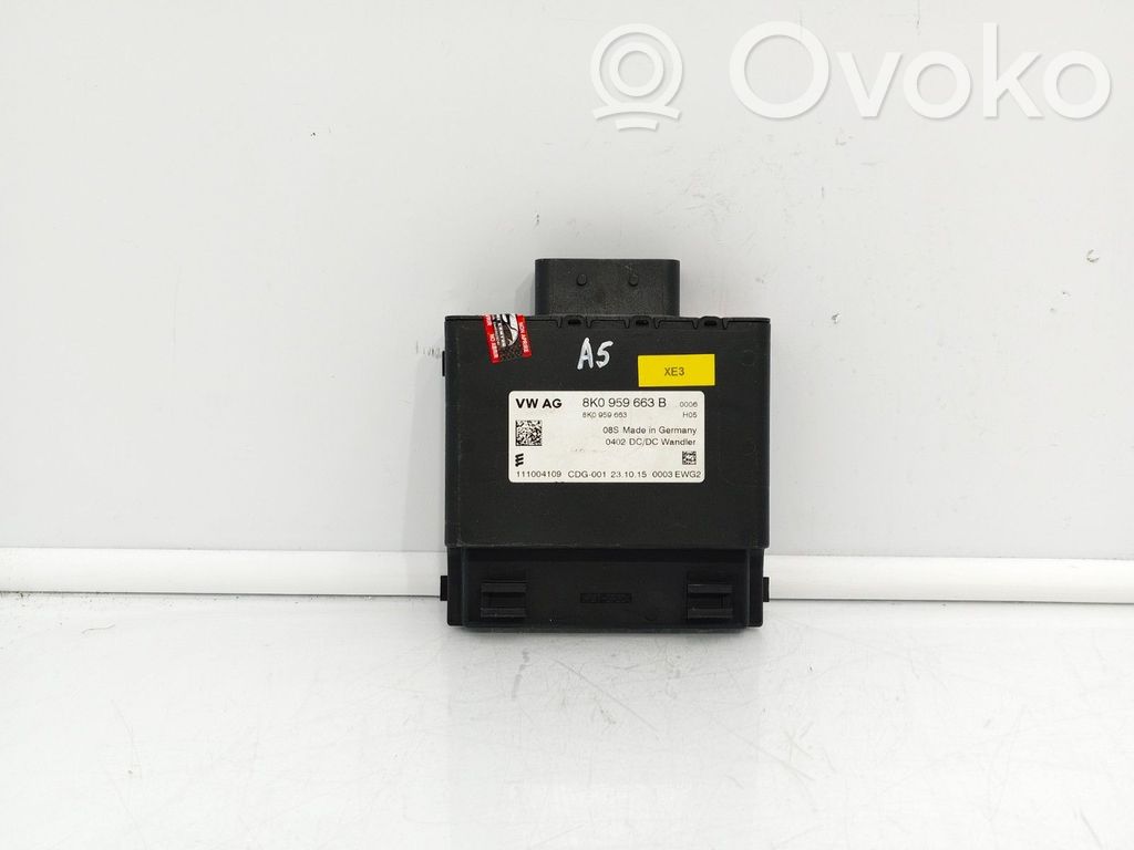 Start/Stop control module   8K0959663B,111004109,8K0959663,8K0959663F