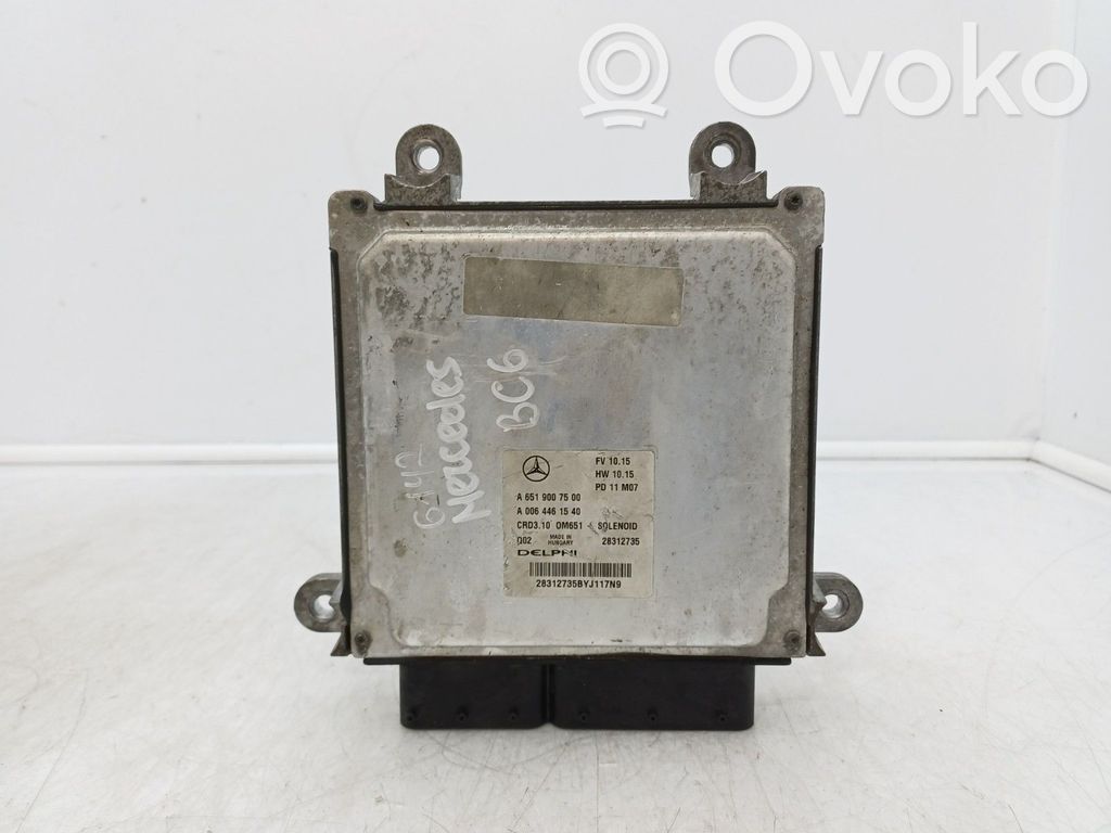 Mercedes-Benz C W204 Galios (ECU) modulis 