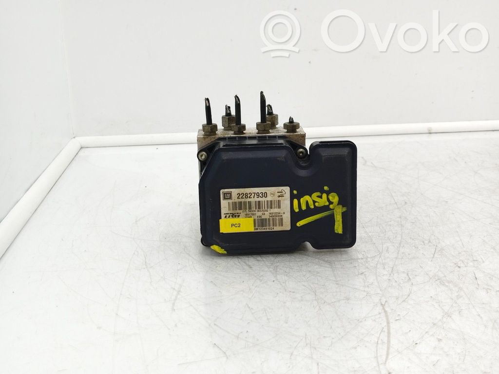 Opel Insignia A ABS-ohjainlaite/moduuli 