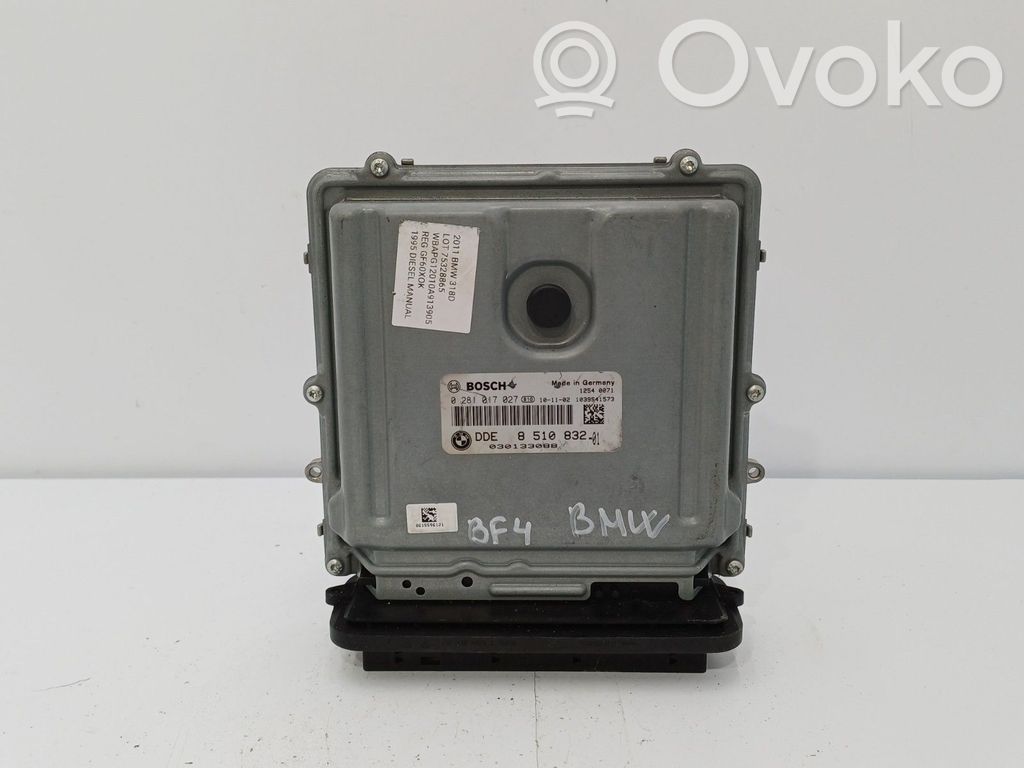 BMW 3 E90 E91 Galios (ECU) modulis 
