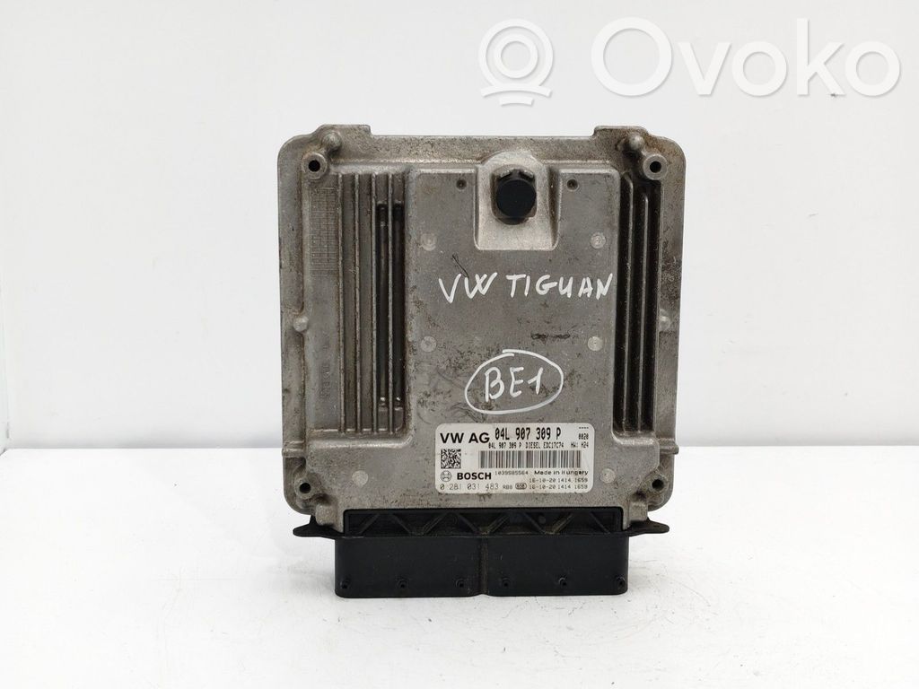 Komputer / Sterownik ECU silnika   0DL300011N,0281031483,04L906026HT,04L906026HT550,04L907309P,0D110KW150CV,1039S85564