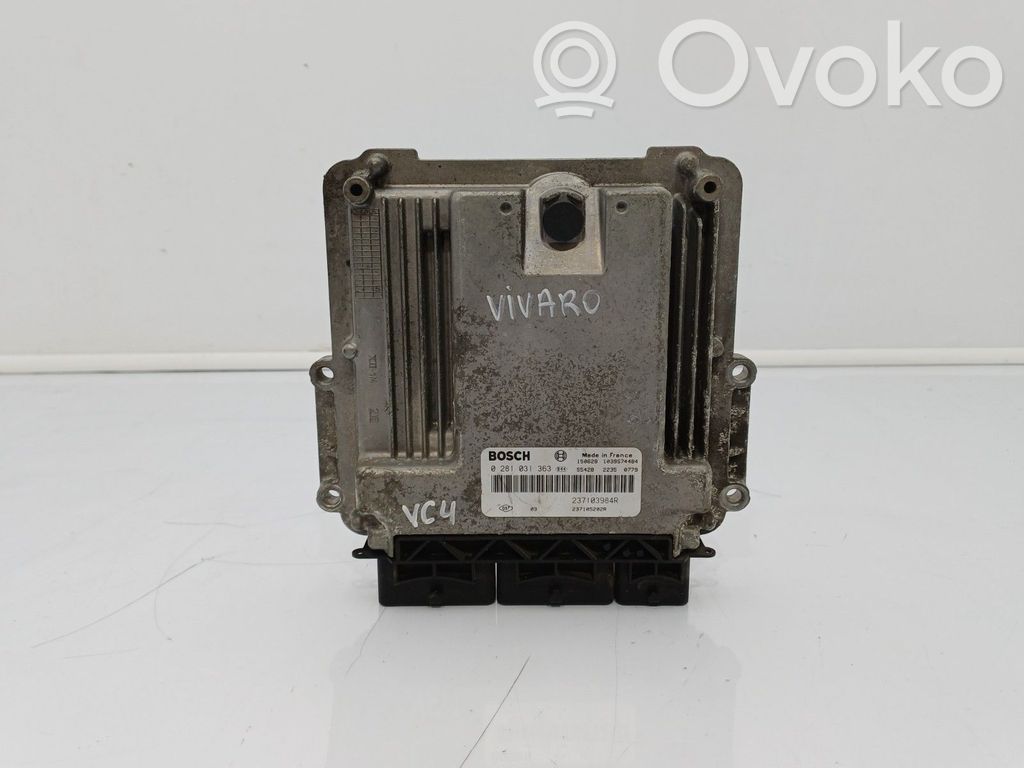 Opel Vivaro Engine control unit/module ECU 