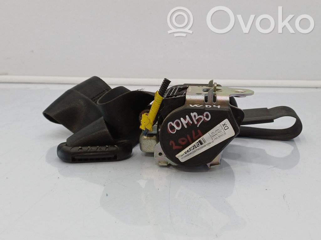 Opel Combo D Cinturón trasero 