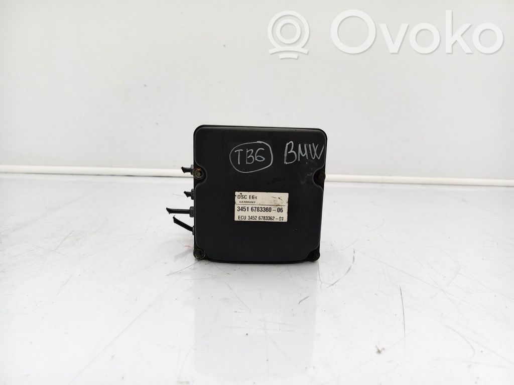 BMW 6 E63 E64 ABS valdymo blokas 